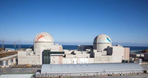 This file photo taken on May 22, 2022, shows Shin Hanul nuclear reactors in Uljin, North Gyeo<em></em>ngsang Province. (Yonhap)