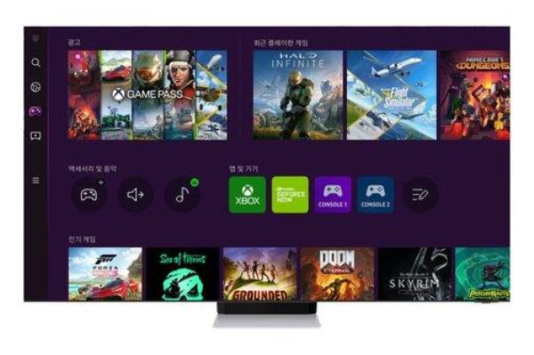Samsung Gaming Hub is shown in this photo provided by Samsung Electro<em></em>nics Co. on July 1, 2022. (PHOTO NOT FOR SALE) (Yonhap) 