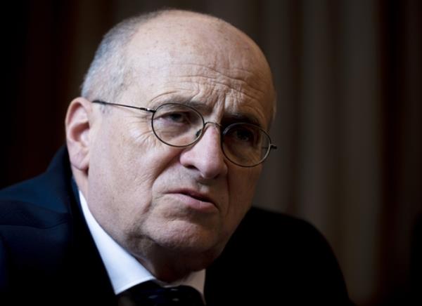 Polish Foreign Minister Zbigniew Rau speaks during an interview with Yo<em></em>nhap News Agency held at a hotel in Seoul on March, 15, 2023. (Yonhap)