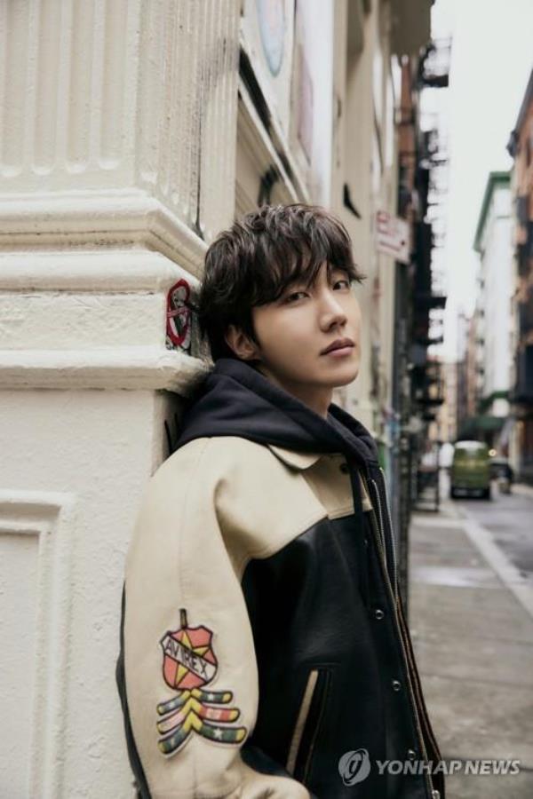 A co<em></em>ncept photo for BTS member J-Hope's digital solo single 