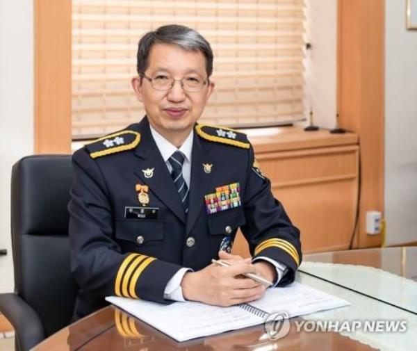 This file photo shows Woo Jong-soo, commissio<em></em>ner general of the Gyeo<em></em>nggi Nambu Provincial Police. (Yonhap)
