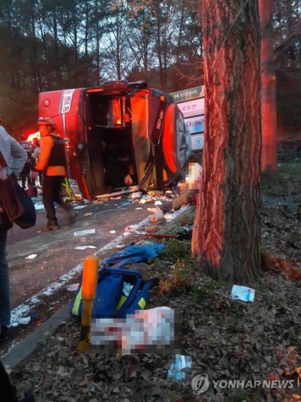 忠州公交车事故，1名以色列人死亡，34人受伤
