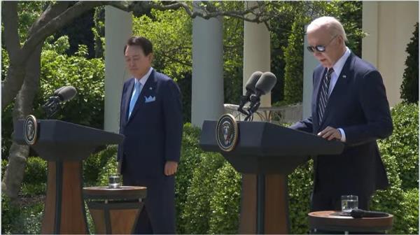 拜登表示，朝鲜对美国及其盟友的核攻击将导致政权的终结