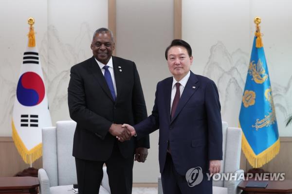 尹长官将访问美国国防部，听取国防部长奥斯汀的报告