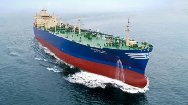 A liquefied petroleum gas carrier built by HD Hyundai Heavy Industries Co. (PHOTO NOT FOR SALE) (Yonhap) 