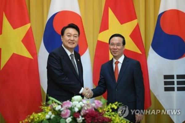 韩国和越南将成立工作组，到2030年实现双边贸易翻一番