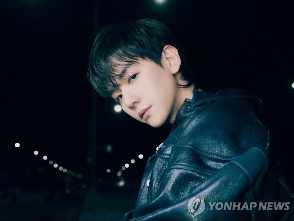 Baekhyun, a member of K-pop boy group EXO, is seen in this photo provided by SM Entertainment. (PHOTO NOT FOR SALE) (Yonhap) 