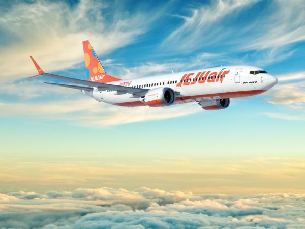 This undated file photo provided by Jeju Air Co. shows a B737-8 passenger jet. (PHOTO NOT FOR SALE) (Yonhap)