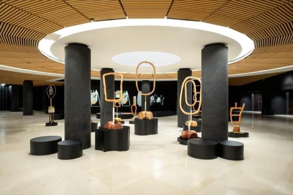 The installation view of Kang Seo-kyeong's solo exhibition, titled 