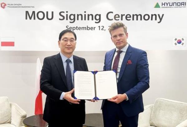 Hyundai E&C signs deals on nuclear power, infrastructure in Poland - 1