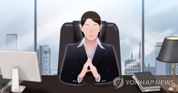 在大公司中，女性高管的比例在5年内翻了一倍多