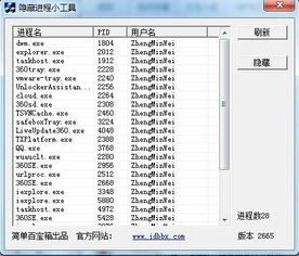 进程隐藏器：保护你的隐私，让你游刃有余