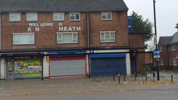 The shopping in the area appeared to be struggling
