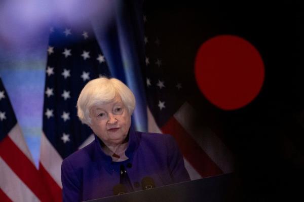 Yellen says US would be 'respo<em></em>nsible for Ukraine's defeat' if aid fails in Congress