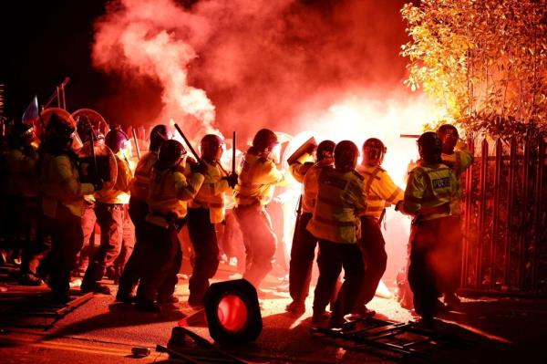 More than 40 charged after clashes between Polish and British fans before Villa vs Legia Warsaw match, say police