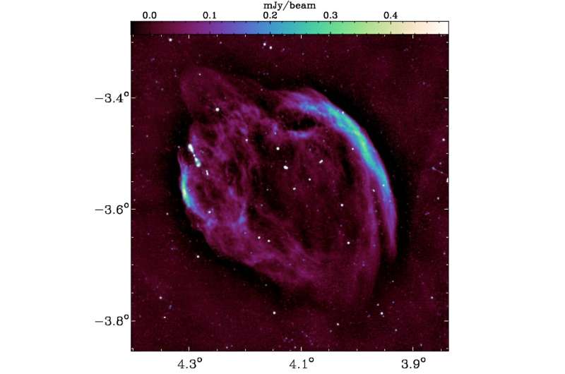 天文学家用MeerKAT观察超新星遗迹