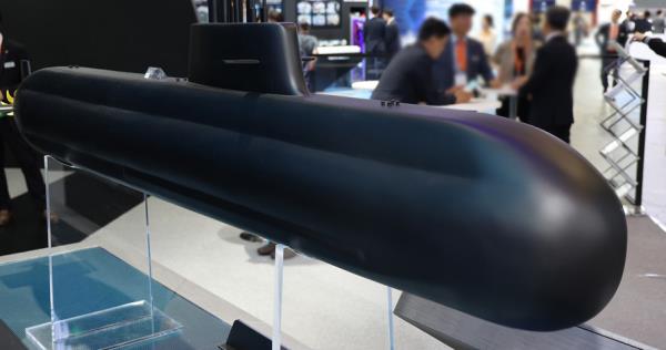 Hanwha Ocean said Wednesday it signed a co<em></em>ntract with a government research institute for developing stealth technologies for submarines. (Hanwha Ocean)