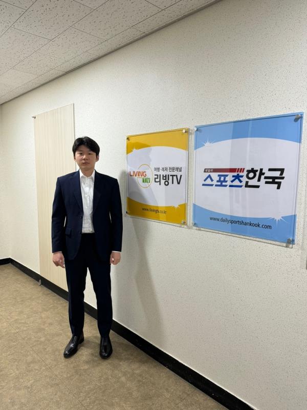 Cho Sung-hyun, director of the Corporate Planning and Management Division of Daily Sports Hankook at the Daily Sports Hankook office in Seoul. (Daily Sports Hankook)