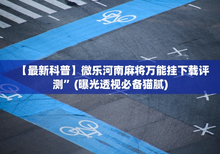 【最新科普】微乐河南麻将万能挂下载评测”(曝光透视必备猫腻)