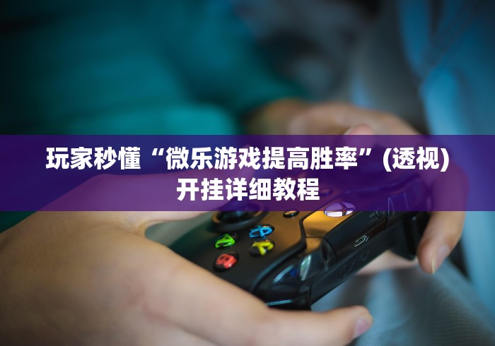 玩家秒懂“微乐游戏提高胜率”(透视)开挂详细教程