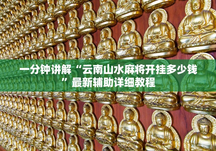 一分钟讲解“云南山水麻将开挂多少钱”最新辅助详细教程
