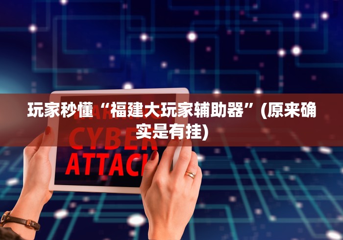 玩家秒懂“福建大玩家辅助器”(原来确实是有挂) 玩家秒懂“福建大玩家辅助器”(原来确实是有挂)