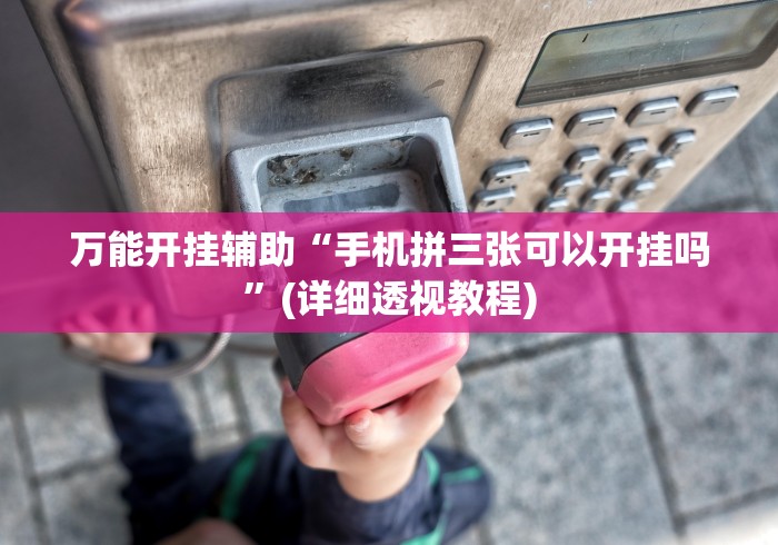 万能开挂辅助“手机拼三张可以开挂吗”(详细透视教程) 万能开挂辅助“手机拼三张可以开挂吗”(详细透视教程)