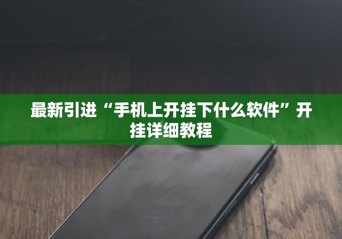 最新引进“手机上开挂下什么软件”开挂详细教程