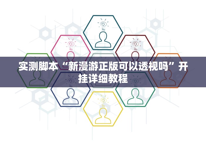 实测脚本“新漫游正版可以透视吗”开挂详细教程