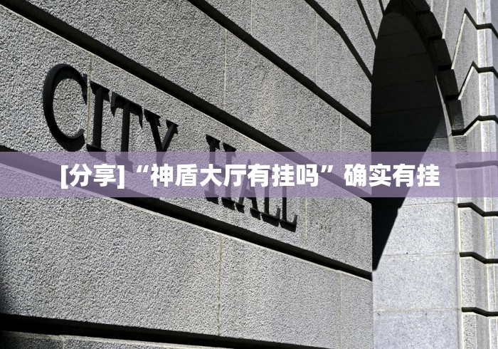 [分享]“神盾大厅有挂吗”确实有挂