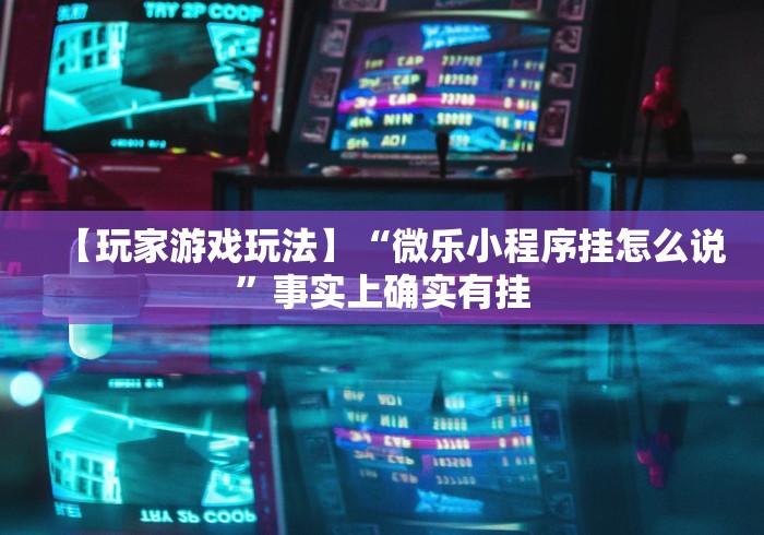 【玩家游戏玩法】“微乐小程序挂怎么说”事实上确实有挂
