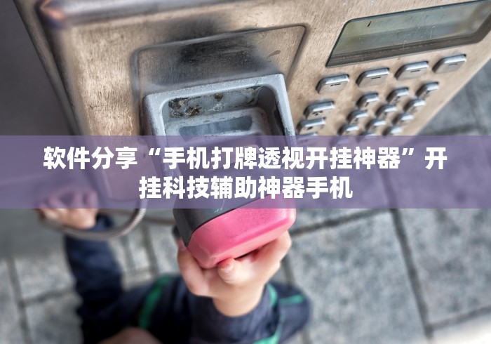 软件分享“手机打牌透视开挂神器”开挂科技辅助神器手机