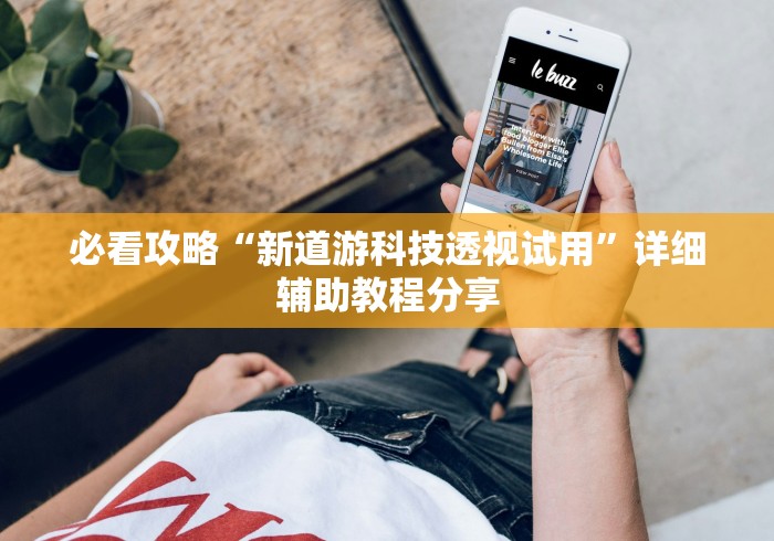 必看攻略“新道游科技透视试用”详细辅助教程分享