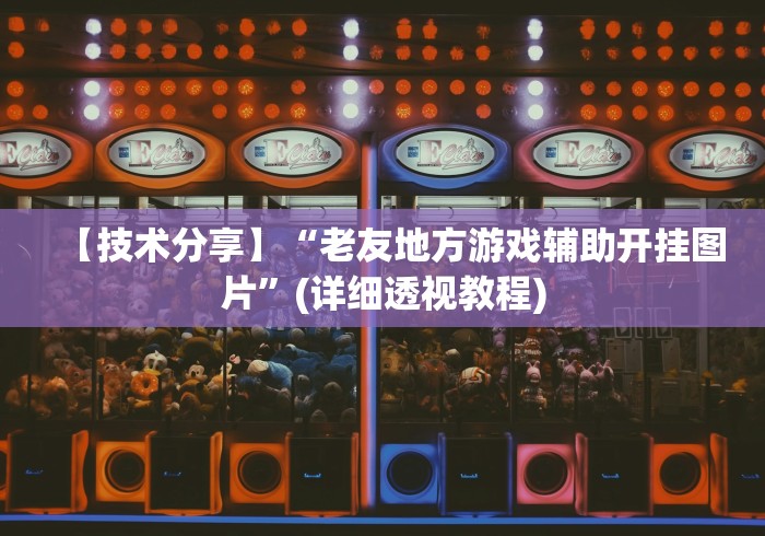 【技术分享】“老友地方游戏辅助开挂图片”(详细透视教程)