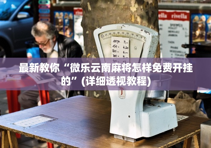 最新教你“微乐云南麻将怎样免费开挂的”(详细透视教程)
