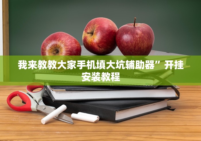 我来教教大家手机填大坑辅助器”开挂安装教程