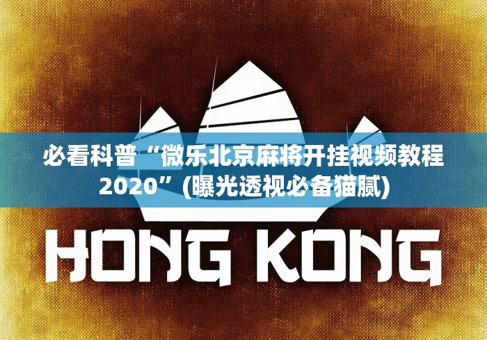 必看科普“微乐北京麻将开挂视频教程2020”(曝光透视必备猫腻)