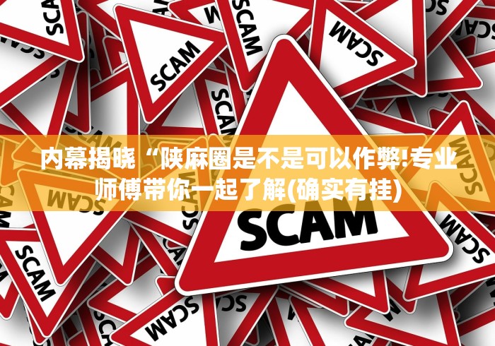 内幕揭晓“陕麻圈是不是可以作弊!专业师傅带你一起了解(确实有挂) 内幕揭晓“陕麻圈是不是可以作弊!专业师傅带你一起了解(确实有挂)