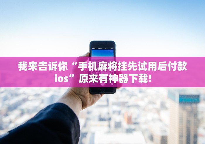 我来告诉你“手机麻将挂先试用后付款ios”原来有神器下载!