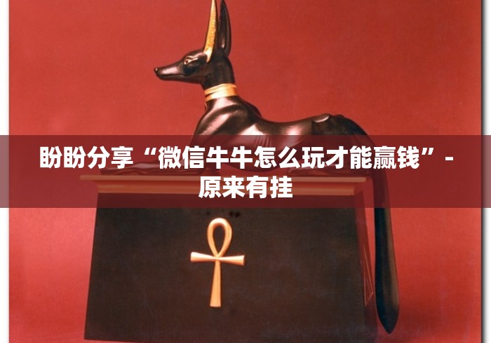 盼盼分享“微信牛牛怎么玩才能赢钱	”-原来有挂
