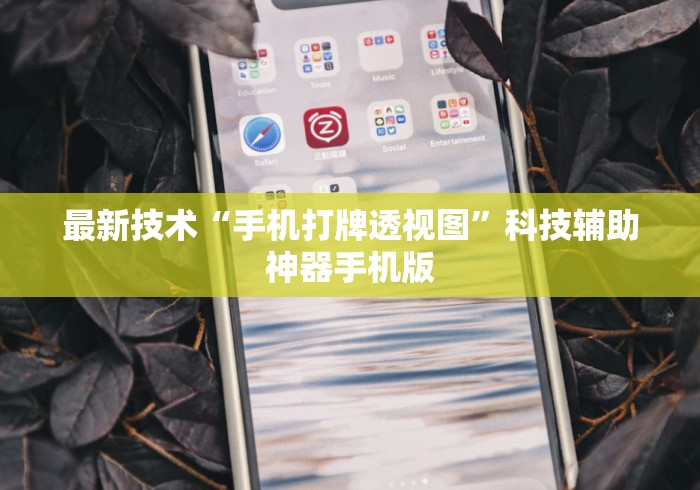 最新技术“手机打牌透视图”科技辅助神器手机版