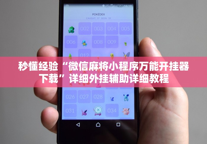 秒懂经验“微信麻将小程序万能开挂器下载”详细外挂辅助详细教程