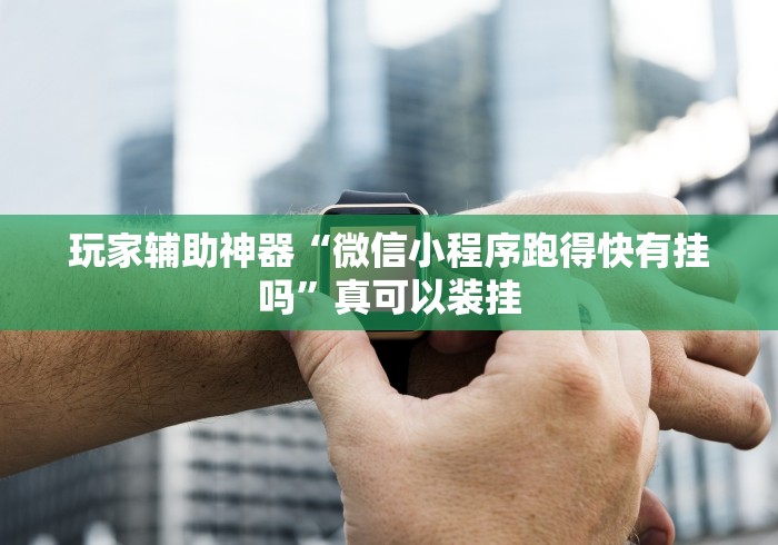 玩家辅助神器“微信小程序跑得快有挂吗”真可以装挂