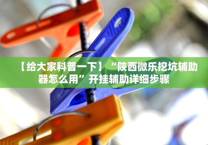 【给大家科普一下】“陕西微乐挖坑辅助器怎么用”开挂辅助详细步骤