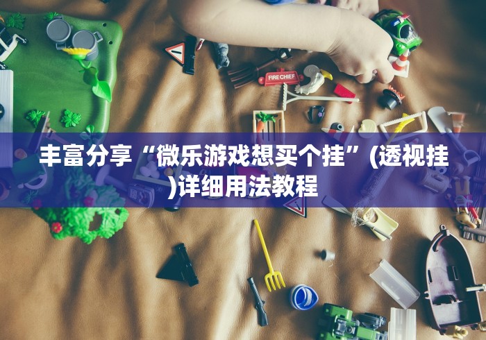 丰富分享“微乐游戏想买个挂”(透视挂)详细用法教程