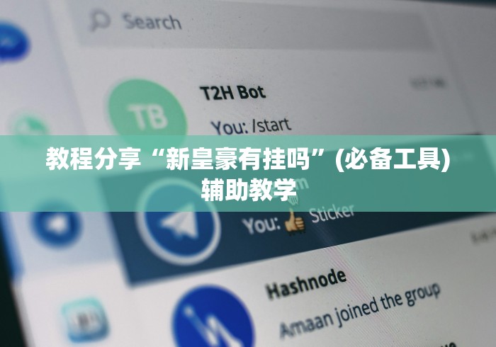 教程分享“新皇豪有挂吗	”(必备工具)辅助教学