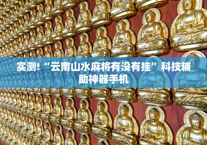 实测!“云南山水麻将有没有挂”科技辅助神器手机