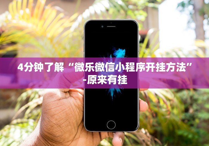 4分钟了解“微乐微信小程序开挂方法	”-原来有挂