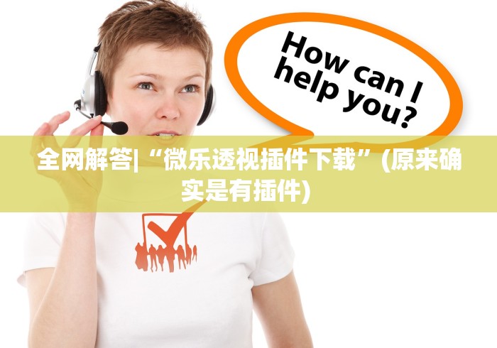 全网解答|“微乐透视插件下载”(原来确实是有插件) 