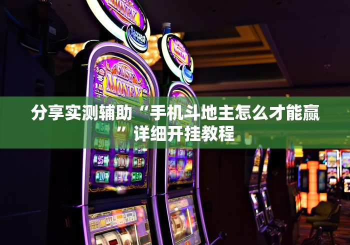分享实测辅助“手机斗地主怎么才能赢”详细开挂教程